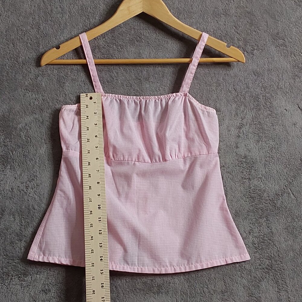 Vintage Bulldog Pink Baby Doll Top Girl's Size Small - Picture 5 of 5